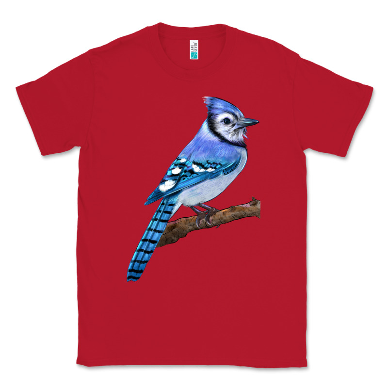 Blue Jay Bird Classic Tee by LillyAllenDesigns | Teevron