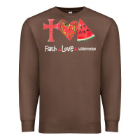 Chestnut Faith Love Watermelon Premium Sweatshirt - Bettercallsaul