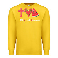 Lemon Faith Love Watermelon Premium Sweatshirt - Bettercallsaul