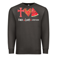 Smoke Faith Love Watermelon Premium Sweatshirt - Bettercallsaul