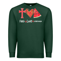 Sports Green Faith Love Watermelon Premium Sweatshirt - Bettercallsaul