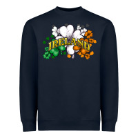 Navy ireland flag Heavyweight Sweatshirt - NancyCooperArtShop