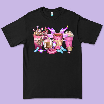 Princess Coffee Cups Premium Tee Designed By Zillion Design Studio