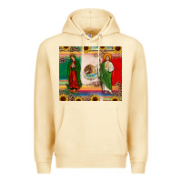 Pina Colada mexico flag our lady of guadalupe san judas sunflower Premium Hoodie - JahusDesignShop