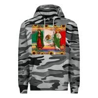 Slate Camo mexico flag our lady of guadalupe san judas sunflower Premium Hoodie - JahusDesignShop