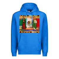 True Royal mexico flag our lady of guadalupe san judas sunflower Premium Hoodie - JahusDesignShop