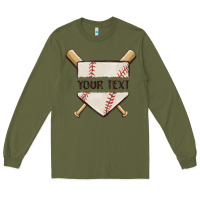 Army Green preview custom baseball Long Sleeve Tee - MaliasSmallBusiness