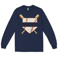 Navy preview custom baseball Long Sleeve Tee - MaliasSmallBusiness