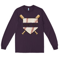 Plum preview custom baseball Long Sleeve Tee - MaliasSmallBusiness