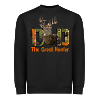 Black Western Dad The Great Deer Hunter Heavyweight Sweatshirt - LillyAllenDesigns
