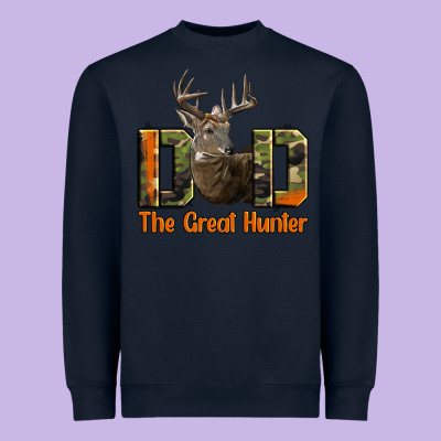 Western Dad The Great Deer Hunter Heavyweight Sweatshirt Designed By Lillyallendesigns