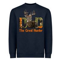 Navy Western Dad The Great Deer Hunter Heavyweight Sweatshirt - LillyAllenDesigns