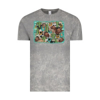 Cloud Rock cactus cowboy hat background Vintage Tee - AdoDesignShop