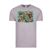 Cactus Cowboy Hat Background Vintage Tee | Teevron