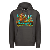 Smoke Love Thanksgiving with Turkey Premium Hoodie - texasbilliewilder