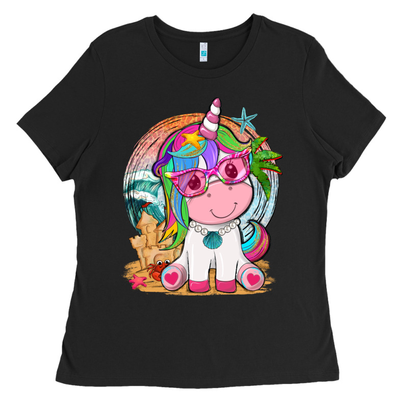Summer Unicorn Tbw Ladies Tee by texasbilliewilder | Teevron