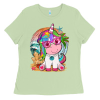 Matcha summer unicorn tbw Ladies Tee - texasbilliewilder