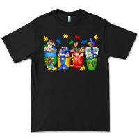 Black autism coffee cup Premium Tee - AdoDesignShop