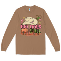 Toasted Coconut 100 days y'all malia Long Sleeve Tee - MaliasSmallBusiness