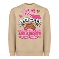 Mushroom as a virgo girl zodiac girls Heavyweight Sweatshirt - Jasminsmagicworld