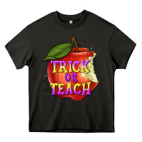 Asphalt Trick or Teach Heavy Core Tee - texasbilliewilder