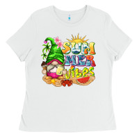 White summer vibes gnome tbw Ladies Tee - texasbilliewilder