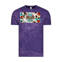 Cloud Purple best mom ever license plate Vintage Tee - Artiststas