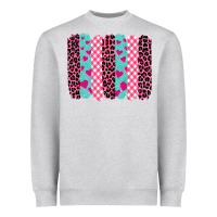 Heather Grey valentine's day brushstrokes Heavyweight Sweatshirt - BarkalooDesign