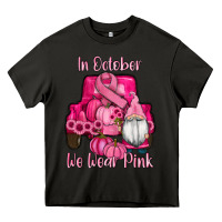 Asphalt breast cancer awareness pink truck gnomes Heavy Core Tee - RanaPortraitStore