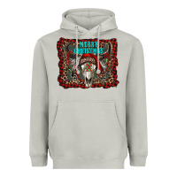 Moon Dust merry christmas bull skull Heavyweight Hoodie - RanaPortraitStore