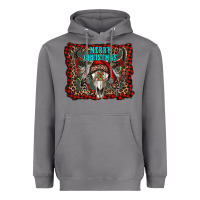 Storm merry christmas bull skull Heavyweight Hoodie - RanaPortraitStore