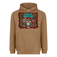 Toasted Coconut merry christmas bull skull Heavyweight Hoodie - RanaPortraitStore