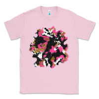 Bubblegum Pink valentine's day cow patches Classic Tee - AdoDesignShop