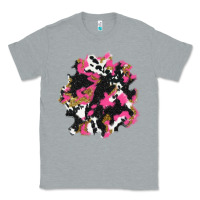 Heather Grey valentine's day cow patches Classic Tee - AdoDesignShop