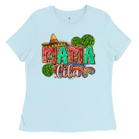Baby Blue mama cita Ladies Tee - Zillion Design Studio