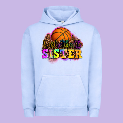 Basketball Sister Urban Hoodie Designed By Oliviacreatesart