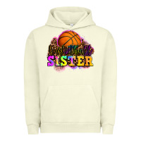 Pigment Pistachio basketball sister Urban Hoodie - OliviaCreatesArt