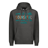 Charcoal Heather Some of Y'alls Cornbread Ain't Done In Middle Premium Hoodie - texasbilliewilder