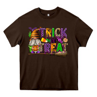 Chocolate Brown Trick or Treat Heavy Core Tee - texasbilliewilder