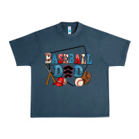 Midnight Navy baseball dad Urban Heavy Tee - AdoDesignShop