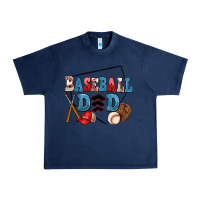 Navy baseball dad Urban Heavy Tee - AdoDesignShop