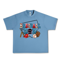 Pebble Blue baseball dad Urban Heavy Tee - AdoDesignShop