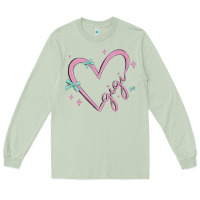 Matcha gigi with heart and ribbons Long Sleeve Tee - MaliasSmallBusiness