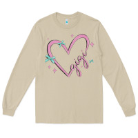 Mushroom gigi with heart and ribbons Long Sleeve Tee - MaliasSmallBusiness
