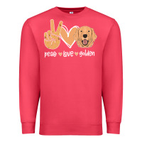 Cardinal Peace Love Golden Premium Sweatshirt - Bettercallsaul