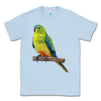 Dusty Blue Neophema Parrot Classic Tee - LillyAllenDesigns
