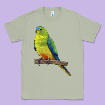 Neophema Parrot Classic Tee Designed By Lillyallendesigns