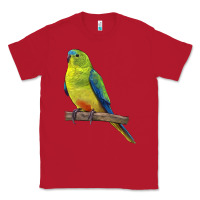 Red Neophema Parrot Classic Tee - LillyAllenDesigns