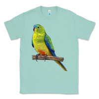 Seafoam Neophema Parrot Classic Tee - LillyAllenDesigns