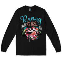Black racing girl Long Sleeve Tee - JahusDesignShop